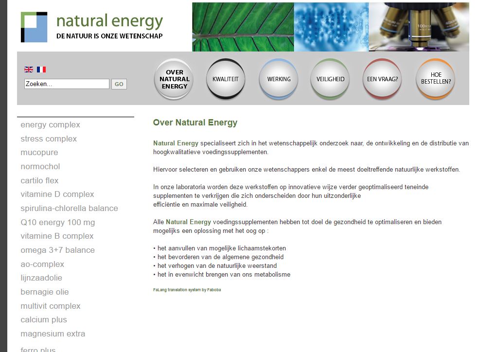 natural energy online shop
